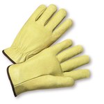 imagen de West Chester 994 White Small Grain Pigskin Leather Driver's Gloves - Straight Thumb - 9 in Length - 994/S