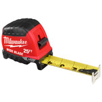 imagen de Milwaukee Plástico ABS Cinta métrica 48-22-1225M - 1.38 pulg. de ancho - 82274