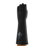 imagen de Ansell AlphaTec 87-105 Black 8.5 Chemical-Resistant Gloves - 17 in Length - 59 mil Thick - ME105