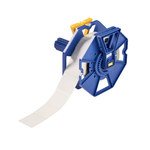 imagen de Brady J-386-2595 Rollo de etiquetas troqueladas para impresoras - 1.5 pulg. x 1.5 pulg. - Vinilo - Blanco - B-2595