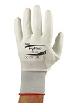 imagen de Ansell HyFlex 11-410 White 6 Knit Work Gloves - Nitrile Full Coverage Except Cuff Coating