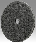 imagen de 3M Scotch-Brite XL-UW Unitized Silicon Carbide Soft Deburring Wheel - Fine Grade - Arbor Attachment - 3 in Diameter - 1/4 in Center Hole - 3/4 in Thickness - 13718
