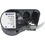 imagen de Brady M5C-1000-499 Etiquetas adhesivas multiuso agresivas - 1 pulg. x 16 pies - Nailon - Negro sobre blanco - B-499