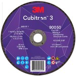 imagen de 3M Cubitron 3 Cut-Off Wheel 90050 - Type 27 (Depressed Center) - 7 in - Precision Shaped Ceramic Aluminum Oxide - 36+