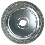 imagen de Weiler 09800 Wheel Brush - 14 in Dia - Knotted - Standard Twist Steel Bristle