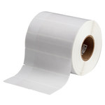 imagen de Brady THT-86-427-2 Rollo de etiquetas troqueladas para impresoras - 2 pulg. x 7 pulg. - Vinilo - Transparente/Blanco - B-427