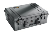 imagen de Pelican 1600 WL/CF Black Protective Hard Case, Polypropylene, Custom Polyurethane Foam Padding, 24.39 in x 19.36 in - 16008