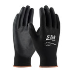 imagen de PIP G-Tek GP 33-B125 Black X-Small Nylon Work Gloves - EN 388 1 Cut Resistance - Polyurethane Palm & Fingers Coating - 7.5 in Length - 33-B125/XS