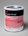 imagen de 3M Scotch-Weld High Performance 4693 Industrial Plastic Adhesive Light Amber Liquid 1 qt Can - 83759