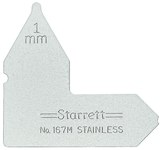 imagen de Starrett Acero Medidor de radio - 167M-1
