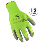 imagen de Valeo V840 Green/Grey Large Nylon Work Gloves - Polyurethane Palm & Fingers Coating - VI9587LG