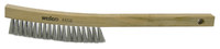 imagen de Weiler Steel Hand Wire Brush - 7/8 in Width x 5 1/2 in Length -.006 in Bristle Diameter - Curved Handle - 44116