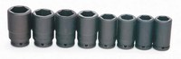 imagen de Williams JHWWS-16-8H 6 Puntos Juego de llaves de vaso profundas - accionamiento 3/4 pulg. - Longitud profunda - 32437