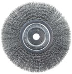imagen de Weiler 01148 Wheel Brush - 8 in Dia - Crimped Steel Bristle