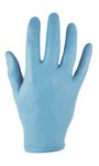 imagen de Ansell Micro-Touch EP 73-405 Blue Small Powder Free Disposable Gloves - Food Grade - 11 in Length - Rough Finish - 4 mil Thick - 100812
