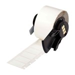 imagen de Brady M6-84-499 Etiquetas de impresora - 0.9 pulg. x 0.5 pulg. - Nailon - Blanco - B-499