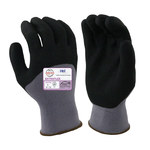 imagen de Armor Guys ExtraFlex HCT 04-002 Gray/Black Large Nylon Work Gloves - Nitrile Foam Both Sides, 3/4 Back Coating - 04-002-L