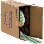 imagen de Brady Permasleeve 2HX-375-2-GR-4 Funda de impresora troquelada - 0.492 pulg. x 0.622 pulg. - Verde - B-7642