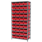 imagen de Akro-mils Shelfmax Sistema de estantería fijo AS1879088 - Acero - 11 estantes - 40 gavetas - AS1879088 RED