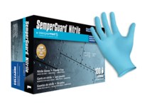 imagen de Sempermed SemperGuard INIPFT Blue Large Powder Free Disposable Gloves - Industrial Grade - Rough Finish - INIPFT-104