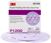 imagen de 3M Hookit Óxido de aluminio Disco de gancho y bucle - Diámetro 6 pulg. - 30668