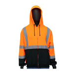 imagen de West Chester Viz-Up Cold Condition Sweatshirt 47501/2XL - Size 2XL - Orange/Black - 50719