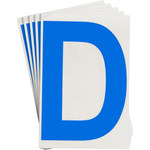 imagen de Brady Toughstripe 121713 Etiqueta en forma de letra - D - Azul - 6 pulg. x 8 pulg. - B-514