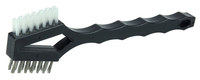 imagen de Weiler Stainless Steel, Nylon Hand Wire Brush - 0.45 in Width x 7.25 in Length - 0.006, 0.016 in Bristle Diameter - 44733