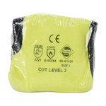 imagen de PIP G-Tek KEV 09-K1450V Yellow 2XL Kevlar/Elastane Cut-Resistant Gloves - ANSI A2 Cut Resistance - Nitrile Palm & Fingers Coating - 09-K1450V/XXL