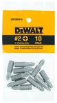 imagen de DEWALT #2 Phillips Brocas de insertado DW2002B10 - Acero resistente a los golpes - 1 pulg. Longitud - 65008