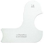 imagen de Starrett Acero Medidor de radio - 167M-14