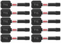 imagen de Bosch T15 Torx Puntas de inserción ITT151B - Acero De Aleación - 1 pulg. Longitud - 48314