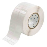 imagen de Brady THT-37-422-10 Rollo de etiquetas troqueladas para impresoras - 1.5 pulg. x 1/2 pulg. - Poliéster - Blanco - B-422
