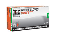 imagen de TGC WorkGear Hi-Vis Orange Nitrile Disposable Glove - Extra Large - 160034