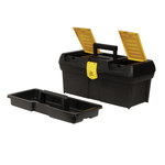 imagen de Stanley Amarillo/negro Plástico Caja de herramientas - longitud de 16 pulg. - ancho de 7 pulg. - 016011R