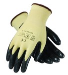 imagen de PIP G-Tek KEV 09-K1450 Black/Yellow Medium Cut-Resistant Gloves - ANSI A2 Cut Resistance - Nitrile Palm & Fingers Coating - 9.1 in Length - 09-K1450/M