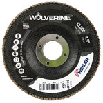 imagen de Weiler Wolverine Type 29 Flap Disc 31347 - Zirconium - 4-1/2 in - 120 - Fine
