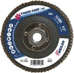 imagen de Weiler Tiger Paw Tipo 27 - Zirconia - 4 1/2 pulg. - 40 - Grueso - 51165
