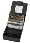 imagen de Precision Twist Drill C60M41CO Juego de brocas de longitud de talón - Corte de mano derecha - Acabado Bronce - Cobalto de alta velocidad - 5995667
