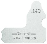 imagen de Starrett Acero Medidor de radio - 167-140