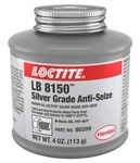 imagen de Loctite LB 8150 Lubricante antiadherente - 4 oz Lata con tapa con cepillo - Anteriormente conocido como Loctite Silver Grade Anti-Seize - 80209, IDH 235092