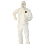 imagen de Kimberly-Clark Kleenguard Chemical-Resistant Coveralls A80 45643 - Size Large - White