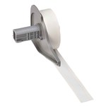 imagen de Brady M710 M7C-500-581-WT Cinta de etiquetas reposicionable - 0.5 pulg. x 50 pies - Vinilo - Blanco - B-581