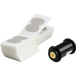 imagen de Brady PTL-111-145-GY Rollo de etiquetas troqueladas para impresoras - 1.206 pulg. x 0.758 pulg. - Polietileno - Gris - B-145