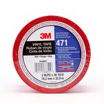 imagen de 3M 471 Rojo Cinta de marcado - 3 pulg. Anchura x 36 yd Longitud - 5.2 mil Espesor - Un solo lado Adhesiva - 68825