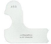 imagen de Starrett Acero Medidor de radio - 167-450