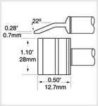 imagen de Metcal Smartheat PTTC-607 Cartucho de pinza - Hoja - 607