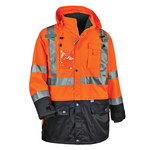 imagen de Ergodyne GloWear 8388 Kit de la chaqueta de la condición fría 25552 - tamaño Pequeño - Poliéster - Naranja