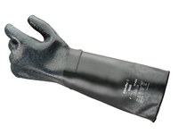 imagen de Ansell AlphaTec 19-024 Black 8 Supported Chemical-Resistant Gloves - 18 in Length - Rough Finish - 214020