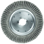 imagen de Weiler 09870 Wheel Brush - 12 in Dia - Knotted - Standard Twist Steel Bristle